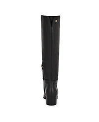 Nine West Women's Morgin Tall Pointy Toe Block Heel Boots