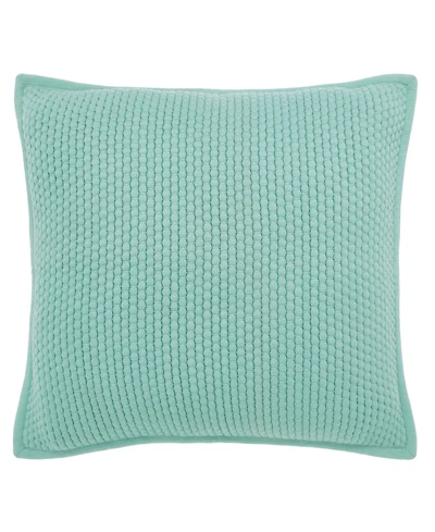 Ihi Home Popcorn Weave Pillow, 22"Sq