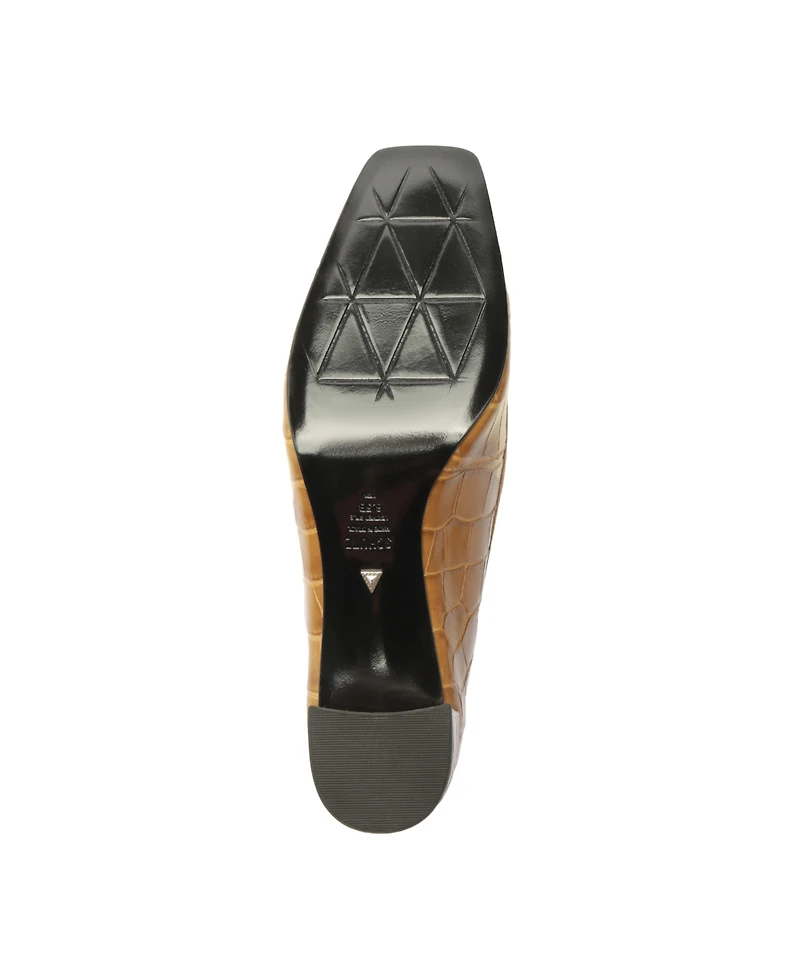 Schutz Women's Arissa Square Toe Mid Block Pumps