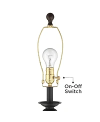 Franklin Iron Works Annie Rustic Farmhouse Industrial Vintage like Lamp Floor Standing 63" Tall Bronze Iron Scroll Font Cream Hardback Drum Shade Deco