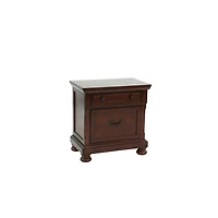 Simplie Fun Nightstand In Antique Cherry