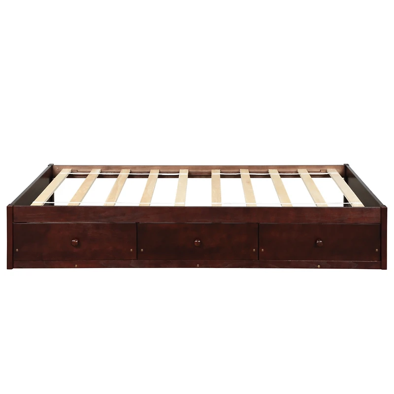 Streamdale Twin Platform Storage Bed With 3 Drawers