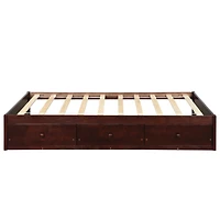 Streamdale Twin Platform Storage Bed With 3 Drawers