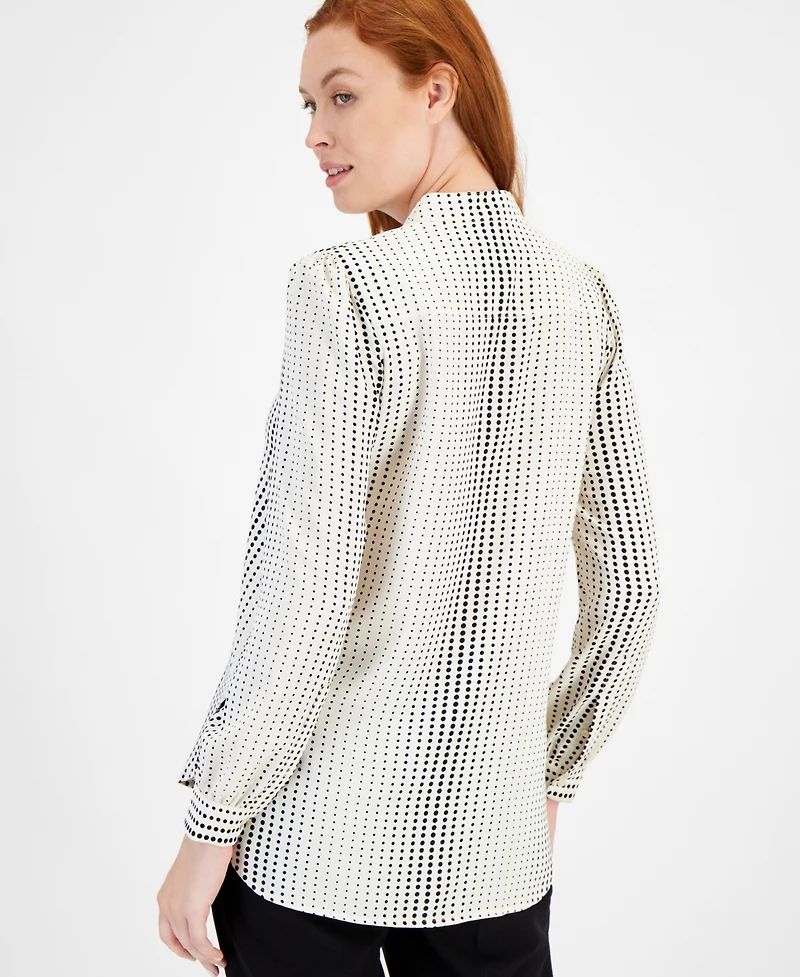 Anne Klein Dot-Print Tunic