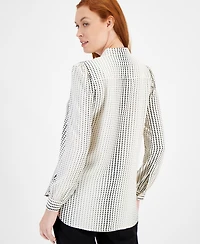 Anne Klein Dot-Print Tunic