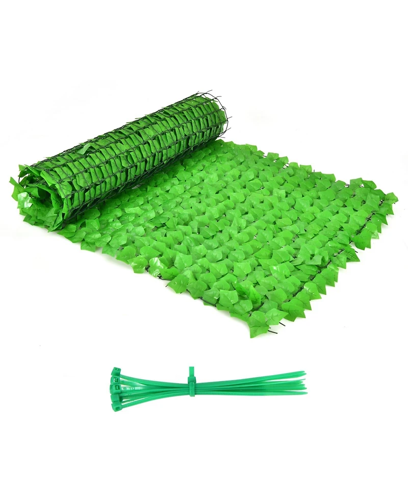 Slickblue 118 x 39 Inch Artificial Ivy Privacy Fence for Fence and Vine Decor