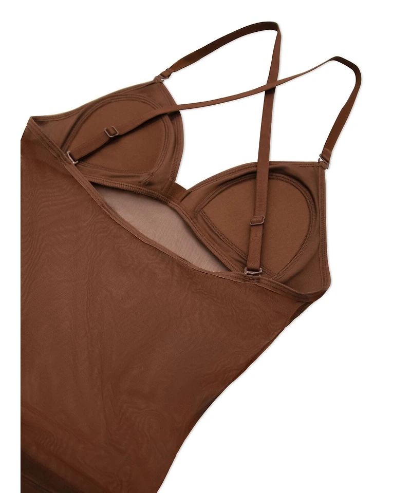 Capezio Girls Plunge Neck Mesh Midriff Leotard