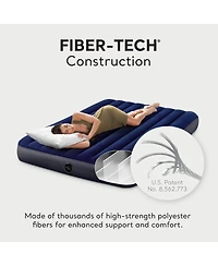 Intex 10 Inch Dura-Beam Standard Downy Air Mattress, Queen (Pump Not Included)