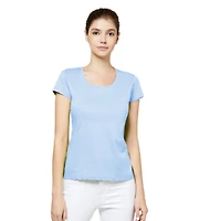 Bellemere Ultra Thin Low Crew Neck Cotton T-shirt