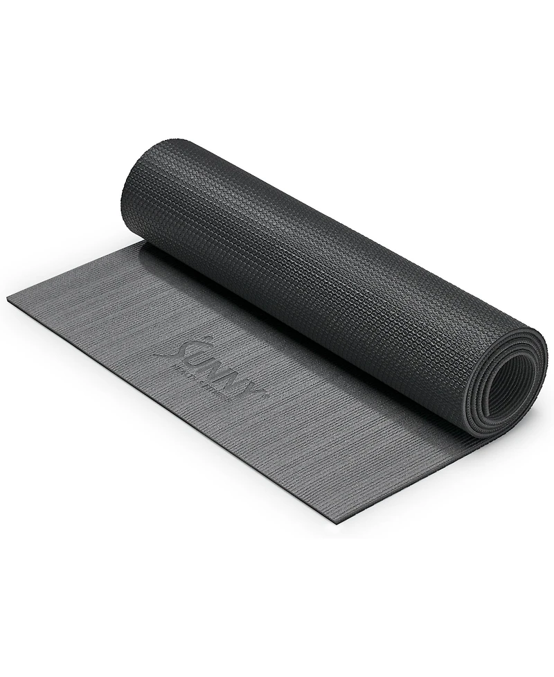 Sunny Health & Fitness Anti-Slip Dual Color Exercise Yoga Mat, Pink