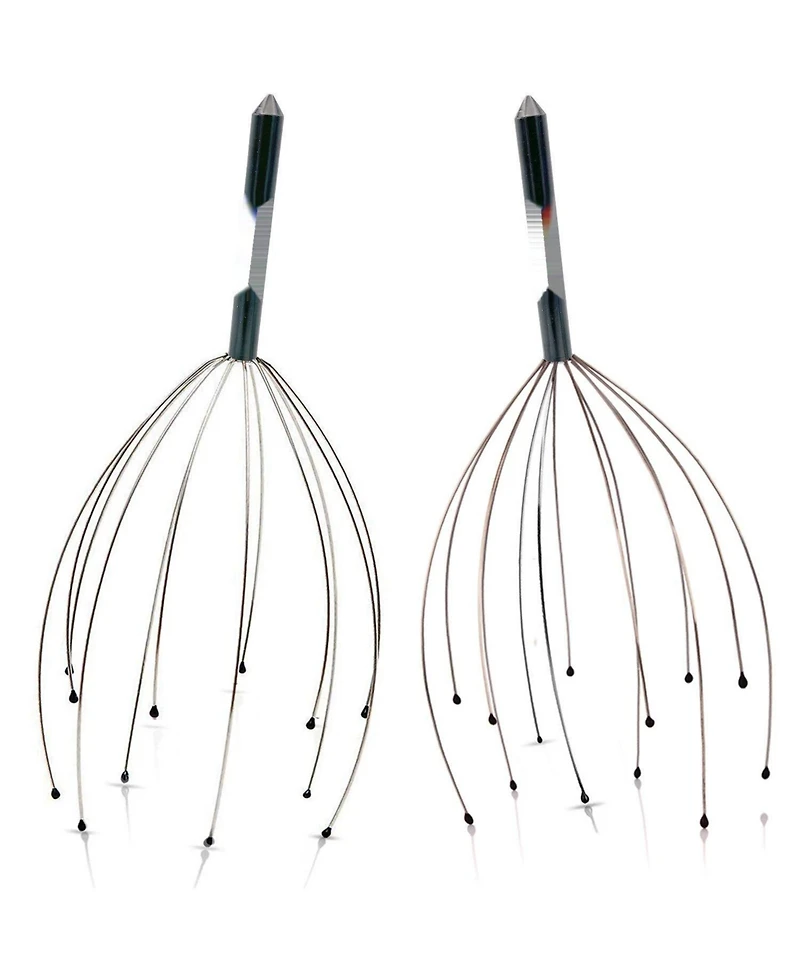 Liba 2-Pack Scalp Massager - Head Hair Scratcher Massage No Painful Scratches, Tangling, or Pulling Wires with Gentle Beads