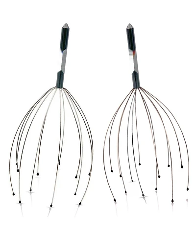 Liba 2-Pack Scalp Massager - Head Hair Scratcher Massage No Painful Scratches, Tangling, or Pulling Wires with Gentle Beads