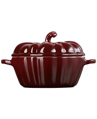 Le Creuset Stoneware Figural 12-Oz. Pumpkin Petite Cocotte