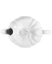 Le Creuset Stoneware Pumpkin 14-Oz. Gravy Boat with Lid