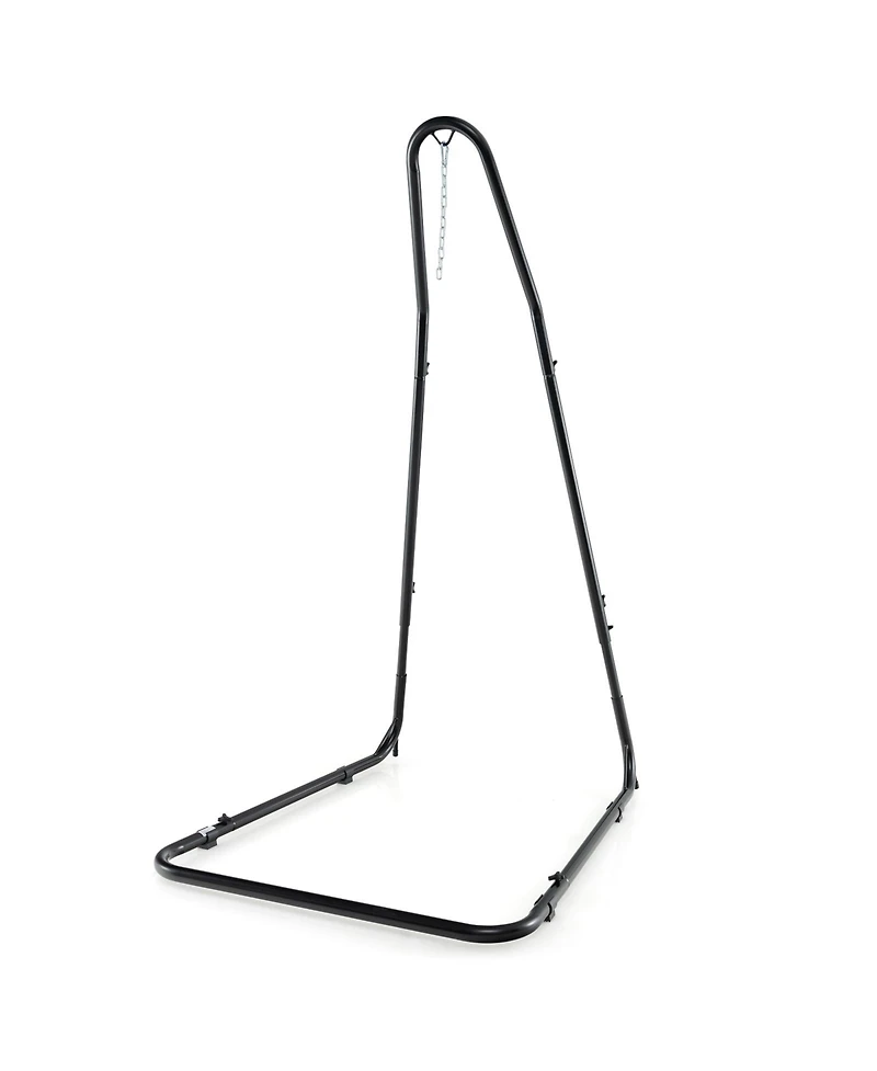 Slickblue Hammock Chair Stand Adjustable Swing Chair Stand with Safety Hook and Sturdy Chain