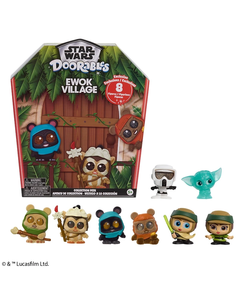 Star Wars Doorables Ewok Village Collection Peek