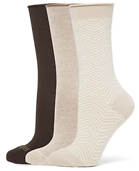 Hue Women's Roll Top Socks 3-Pk.