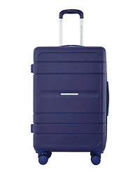 French Connection Saint Martin 4 Piece Hardside Luggage Set 4in1 Cup/Usb/Usb-c/Phone Holder