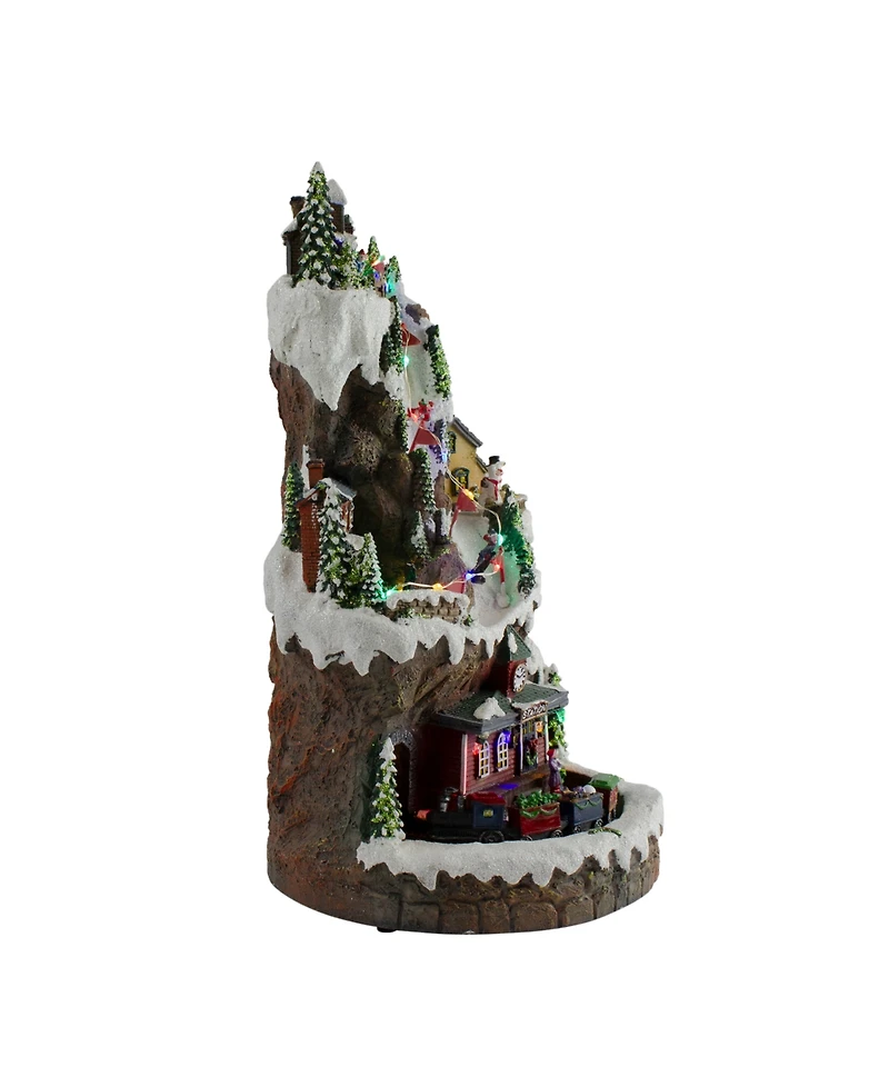 Northlight 15" Led and Animated Christmas Scene with Music
