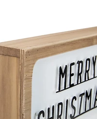 Northlight 3D Wooden "Merry Christmas" Wall or Tabletop Sign 13-Inch