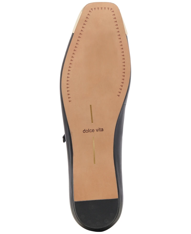 Dolce Vita Women's Reyes Cap-Toe Mary Jane Ballet Flats