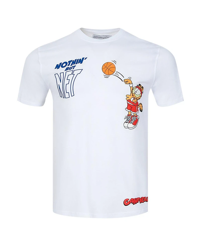 Freeze Max Men's White Garfield Nothin' but Net T-Shirt