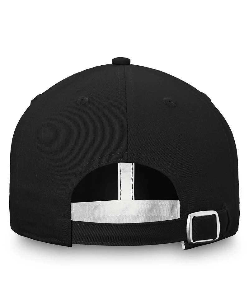 Fanatics Women's Black/Light Blue Minnesota United Fc Iconic Adjustable Hat