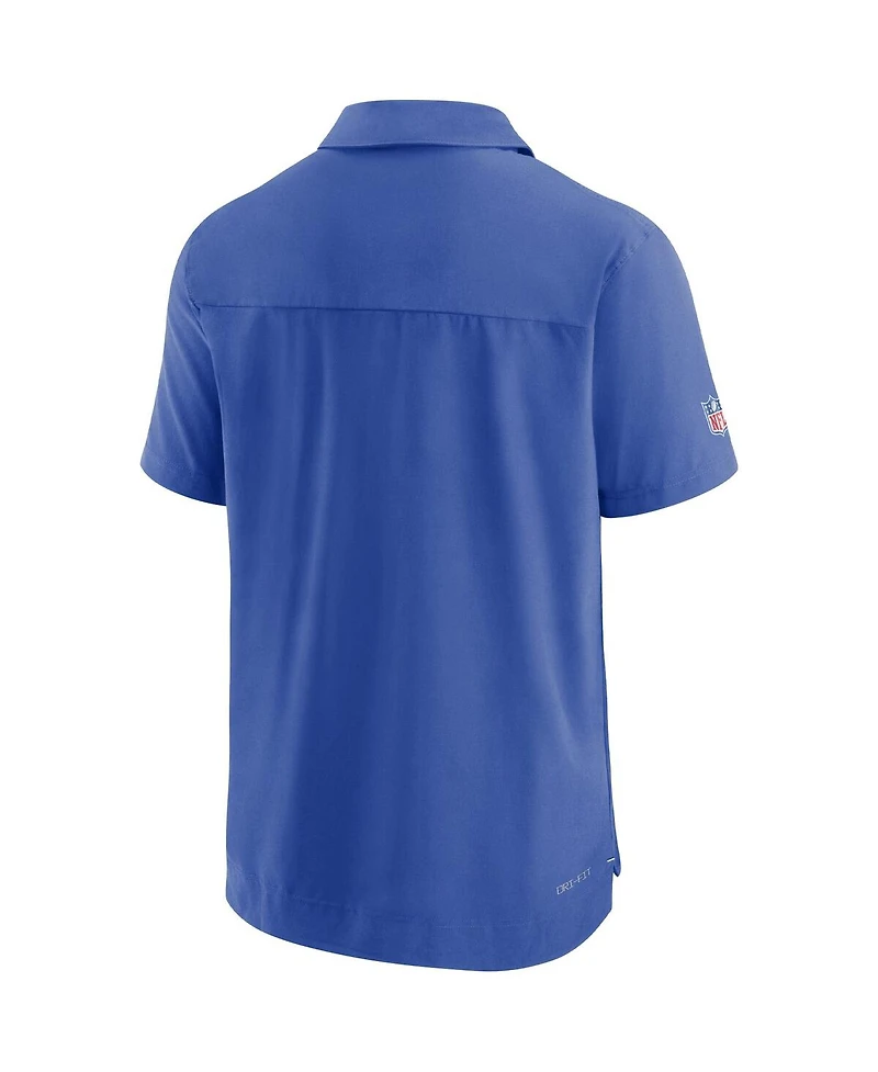 Nike Men's Royal Indianapolis Colts Sideline Lockup Performance Polo