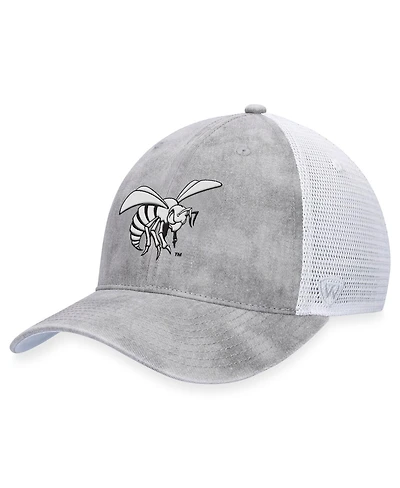 Top of the World Men's Gray/White Alabama State Hornets Slate Trucker Adjustable Hat