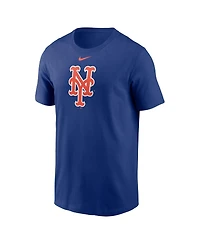 Nike Men's Royal New York Mets Fuse Logo T-Shirt