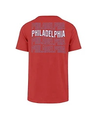 '47 Brand Men's Red Philadelphia Phillies Hang Back Franklin T-Shirt