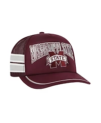 '47 Brand Men's Maroon Mississippi State Bulldogs Sideband Trucker Adjustable Hat