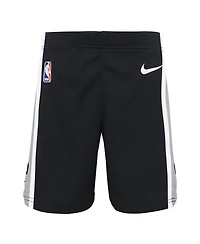 Nike Preschool Black San Antonio Spurs Icon Replica Shorts