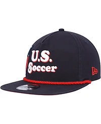 New Era Men's Navy Usmnt Heritage the Golfer Snapback Hat