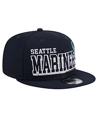 New Era Men's Navy Seattle Mariners Game Day Bold 9FIFTY Snapback Hat