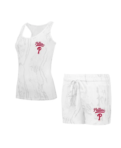 Concepts Sport Women's Philadelphia Phillies Quartz Tank Top Shorts Set
