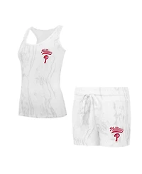 Concepts Sport Women's Philadelphia Phillies Quartz Tank Top Shorts Set