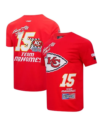 Pro Standard Men's Patrick Mahomes Red Kansas City Chiefs Fast Lane Name Number Player T-Shirt