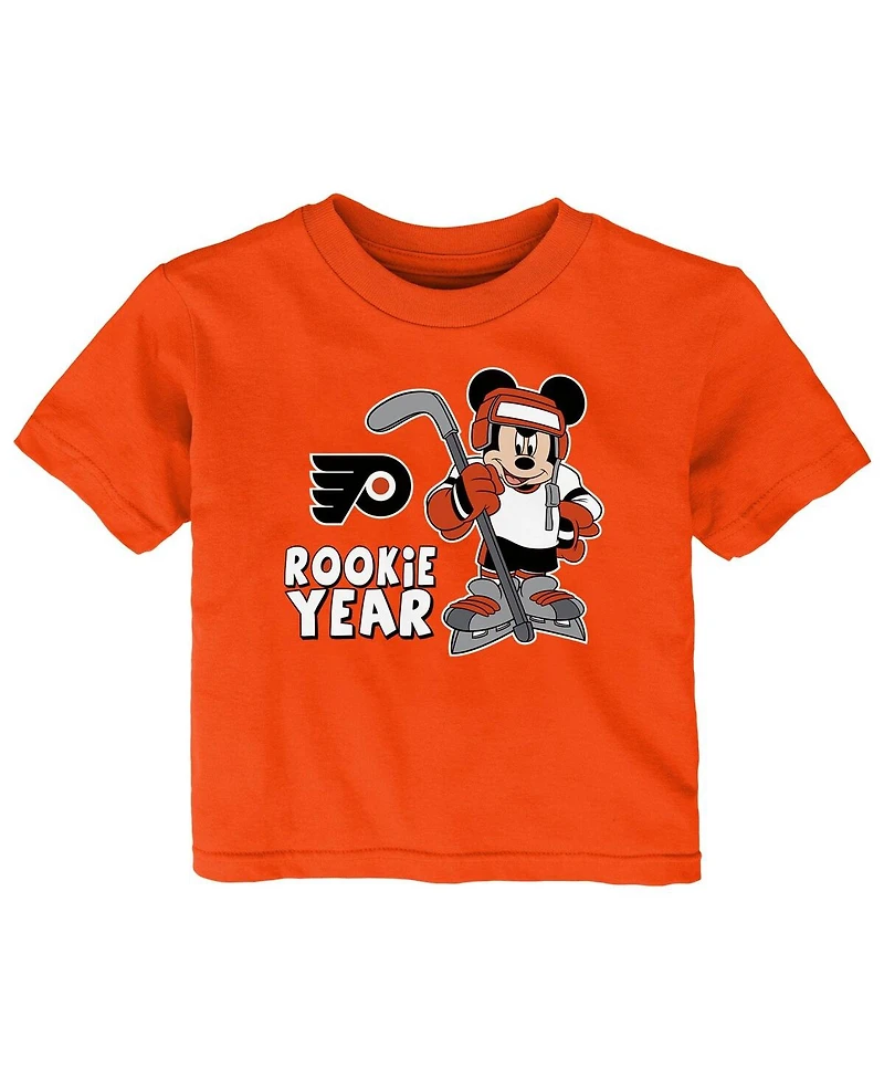 Outerstuff Toddler Philadelphia Flyers Disney Rookie Year T-Shirt Shorts Set