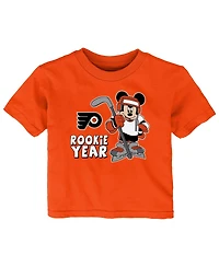 Outerstuff Toddler Philadelphia Flyers Disney Rookie Year T-Shirt Shorts Set