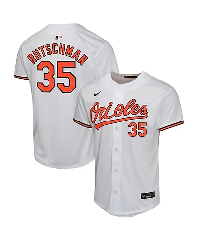 Nike Big Boys and Girls Adley Rutschman White Baltimore Orioles Home Game Player Jersey