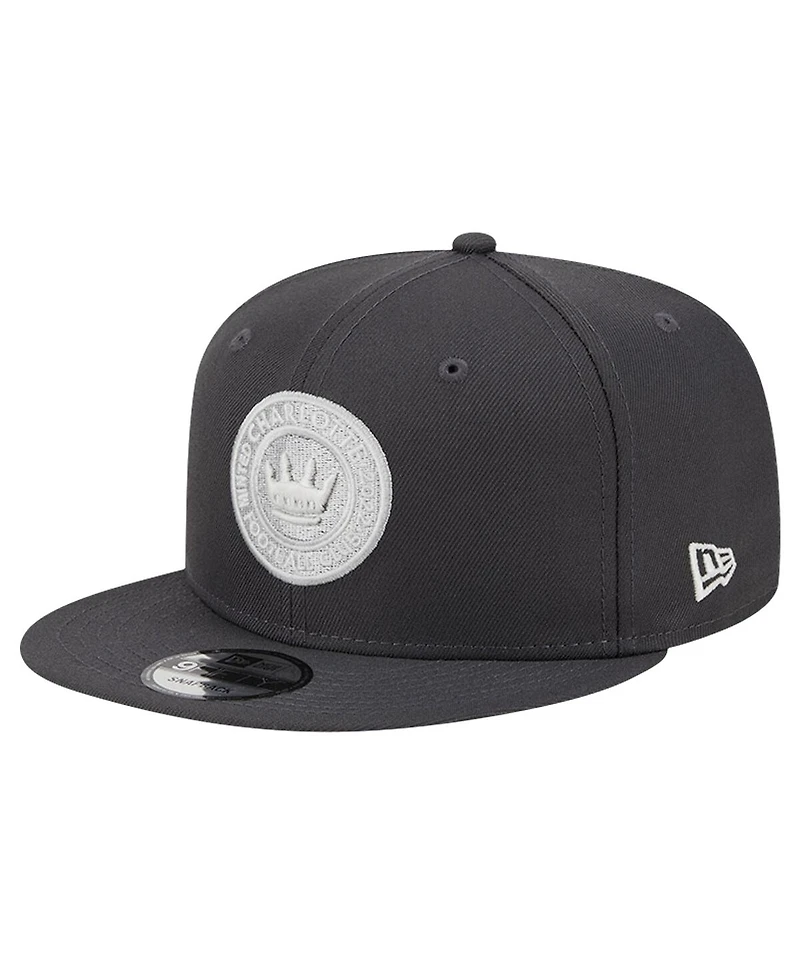 New Era Men's Charcoal Charlotte Fc Minted 9FIFTY Snapback Hat