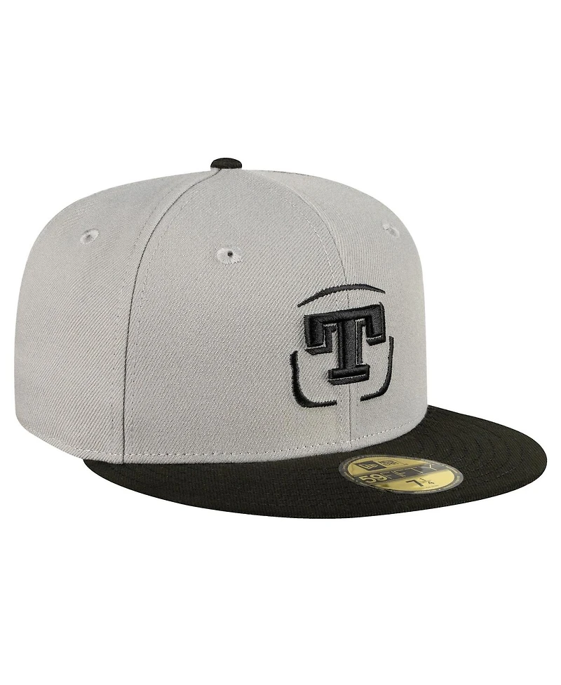 New Era Men's Gray/Black Olmecas de Tabasco Mexico League on Field 59FIFTY Fitted Hat