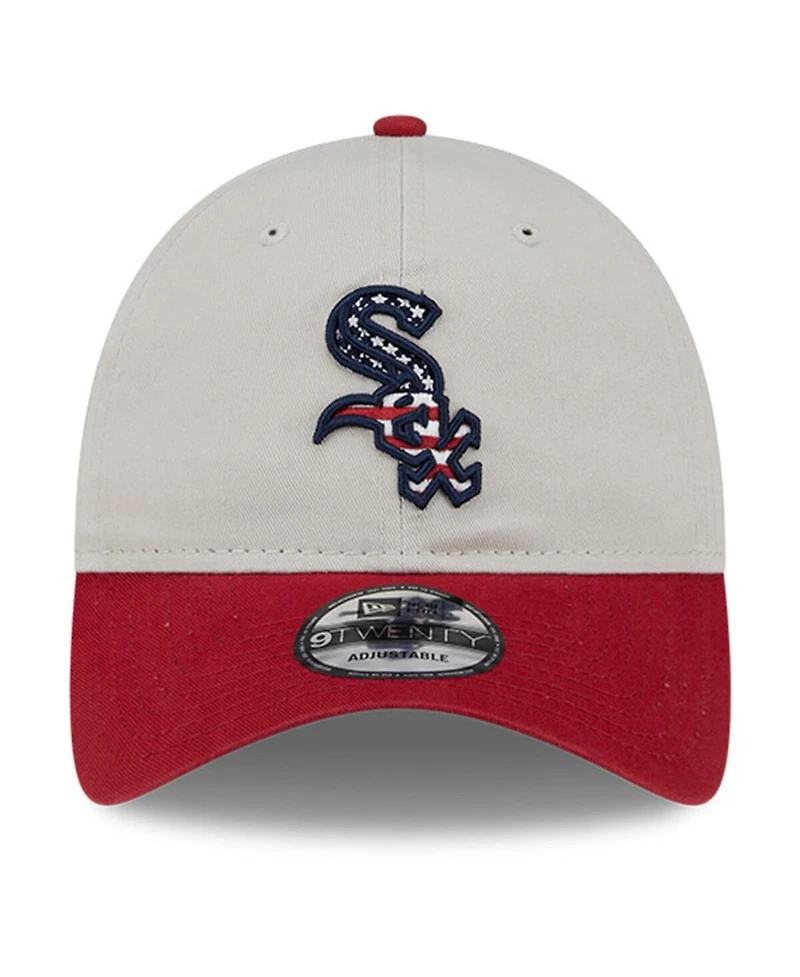 New Era Men's Red Chicago White Sox 2024 Fourth of July 9TWENTY Adjustable Hat