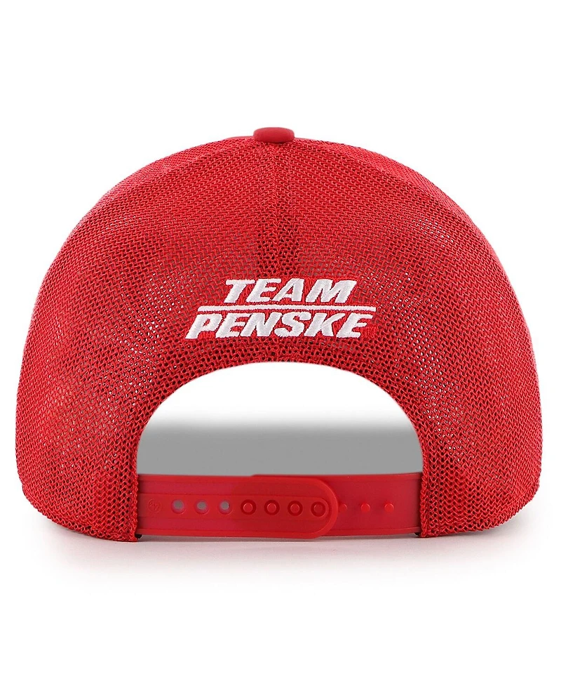 '47 Brand Men's Red Joey Logano Hunt Brothers Pizza Triple Hit Corduroy Adjustable Hat