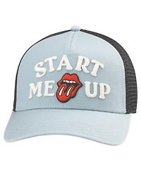 American Needle Men's Blue Rolling Stones Valin Snapback Hat