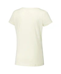 New Era Women's Cream Atlanta Braves Vintage-like T-Shirt