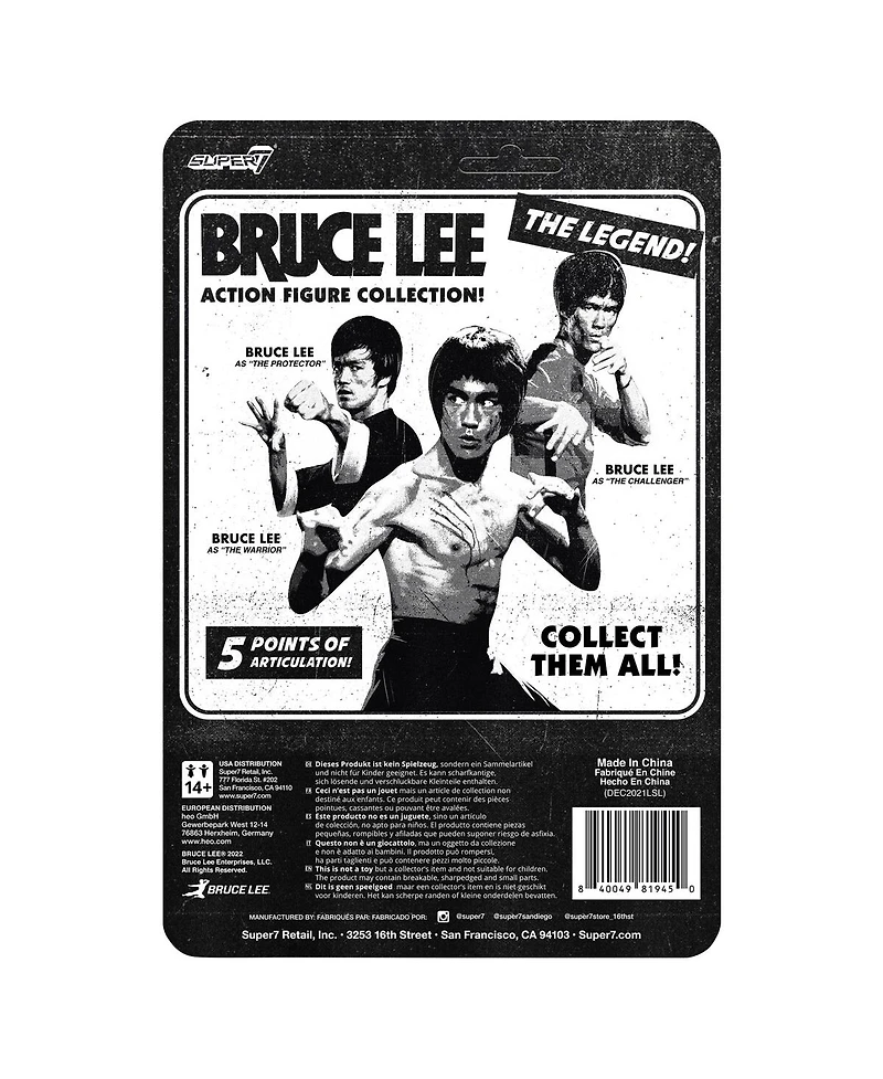 Super7 Bruce Lee Hollywood Icons the Protector ReAction Figure