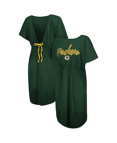 G-iii 4Her by Carl Banks Women's Green Green Bay Packers Versus Swim Cover-Up