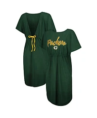 G-iii 4Her by Carl Banks Women's Green Green Bay Packers Versus Swim Cover-Up
